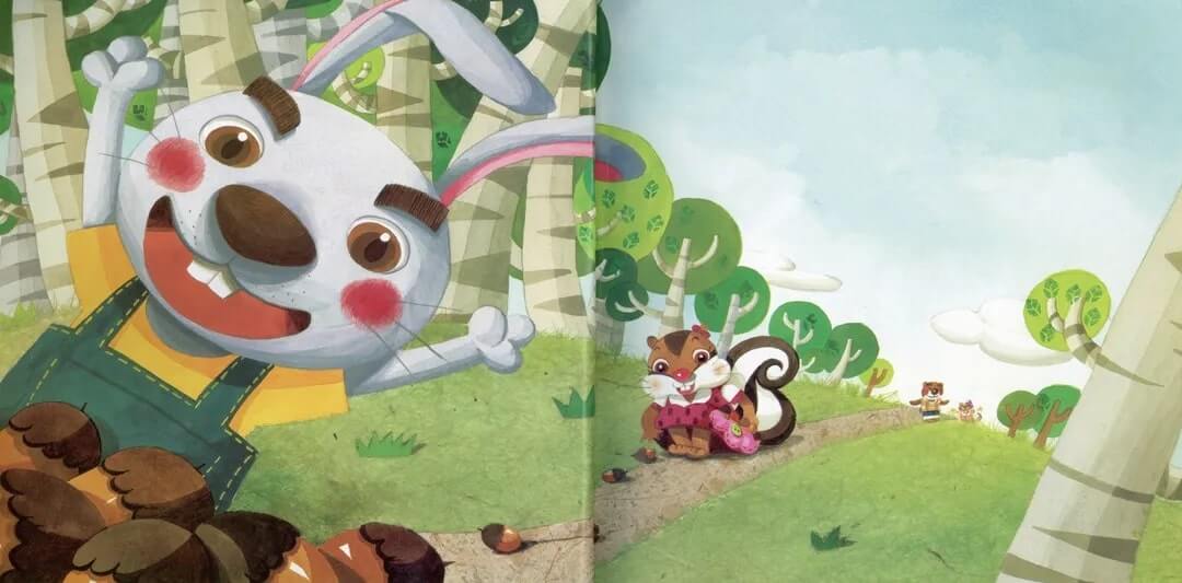 繪本故事 | 小鬆鼠和小白兔迷路了
