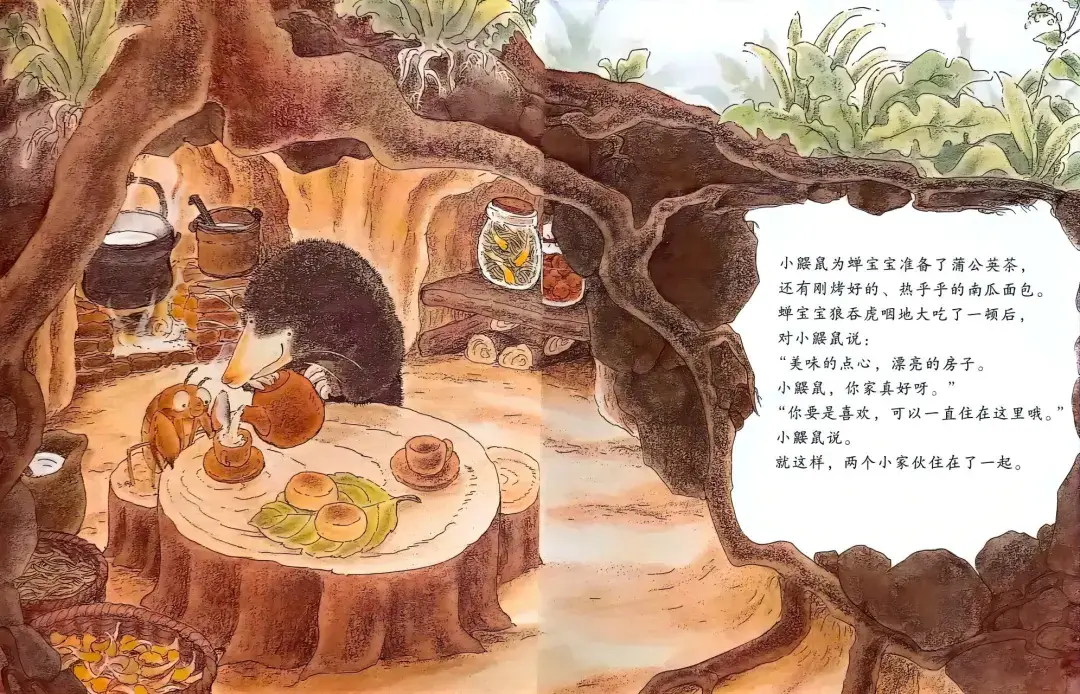 繪本故事 | 小鼴鼠和蟬寶寶